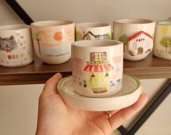 Ceramic" cafe in Paris "mug / cup
