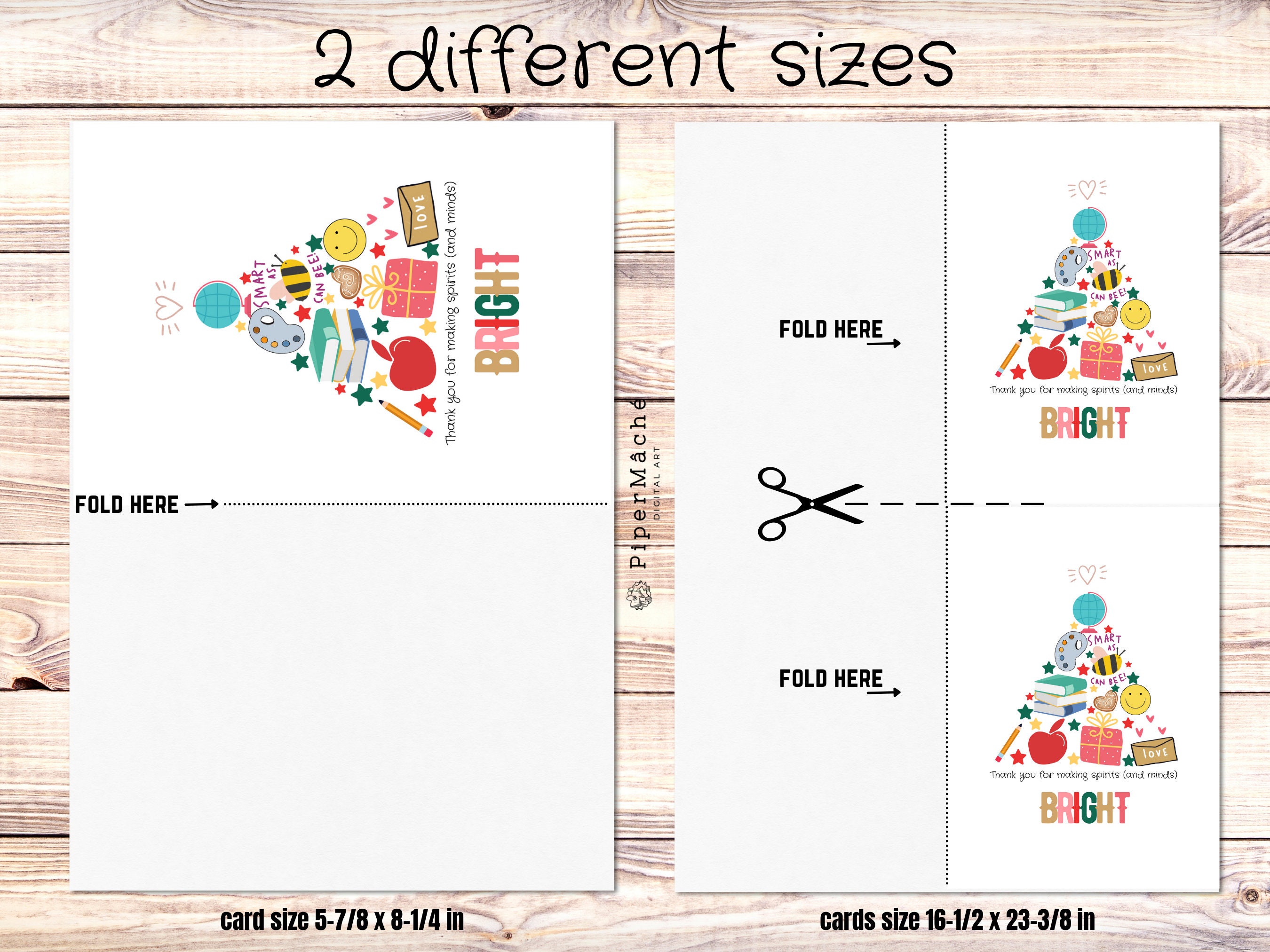 Printable Christmas Card for Teachers Teacher Gift Teacher - Etsy