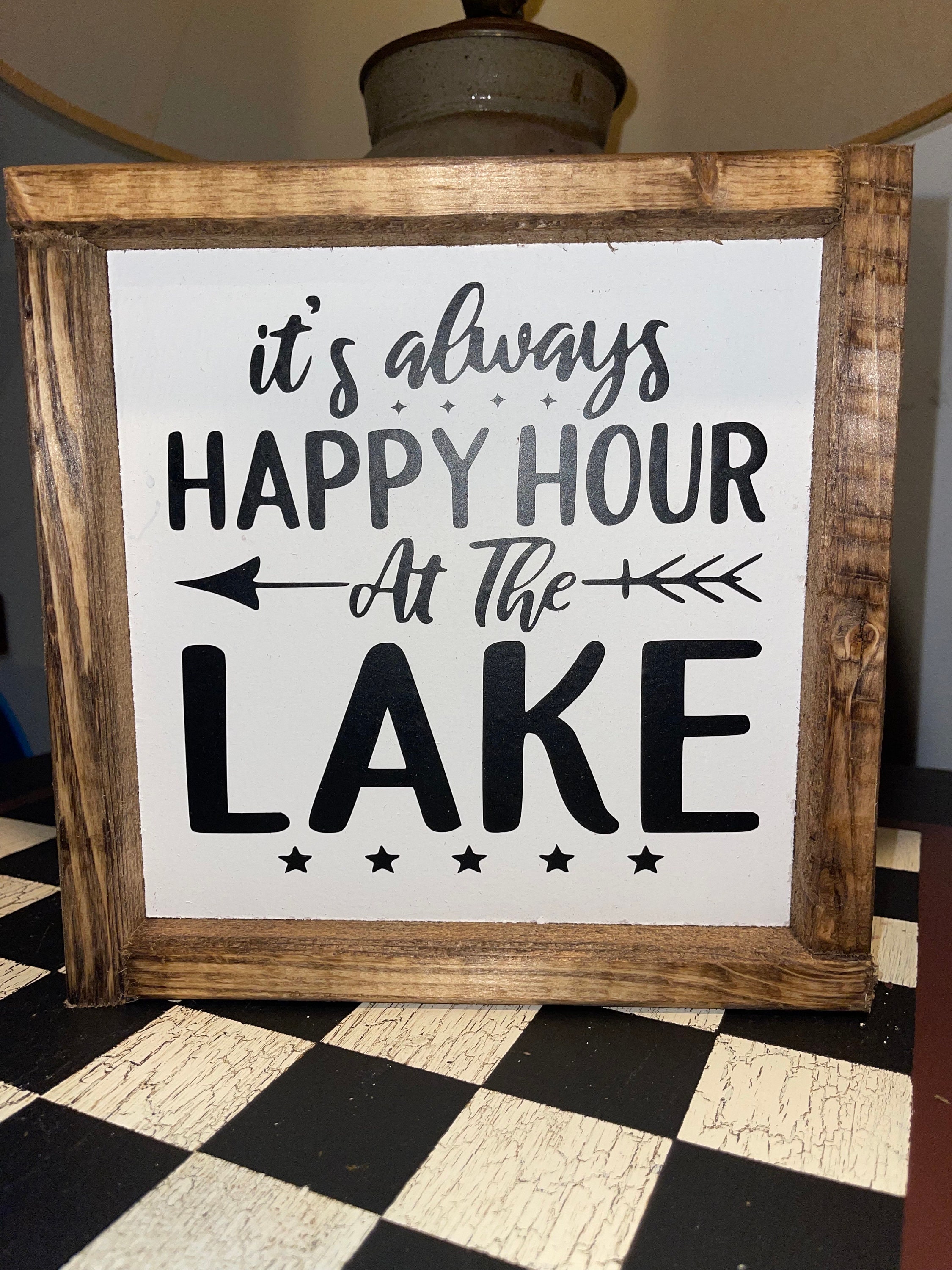 always happy hour☀️ Always Happy Hour | Tiki Bar Sign – Makana Hut