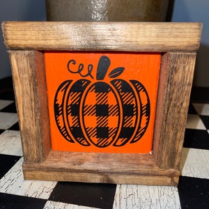 TINY Pumpkin Shelf Sitter