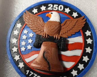 USA 250th Anniversary Plaque