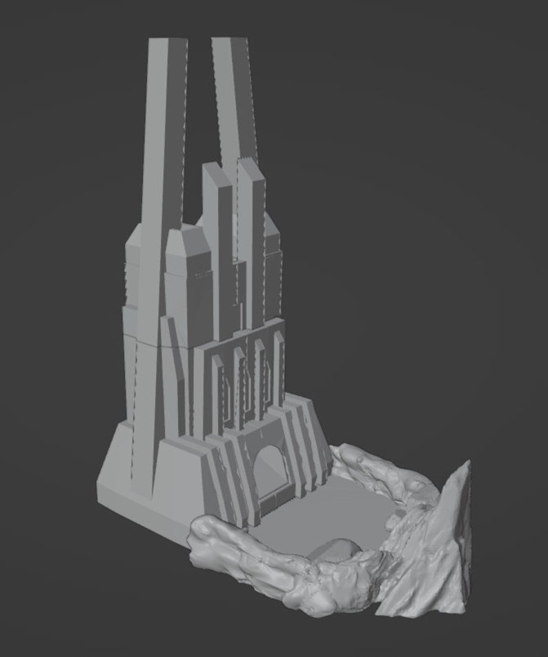 Darth Vader's Castle Dice Tower 3D STL File Etsy