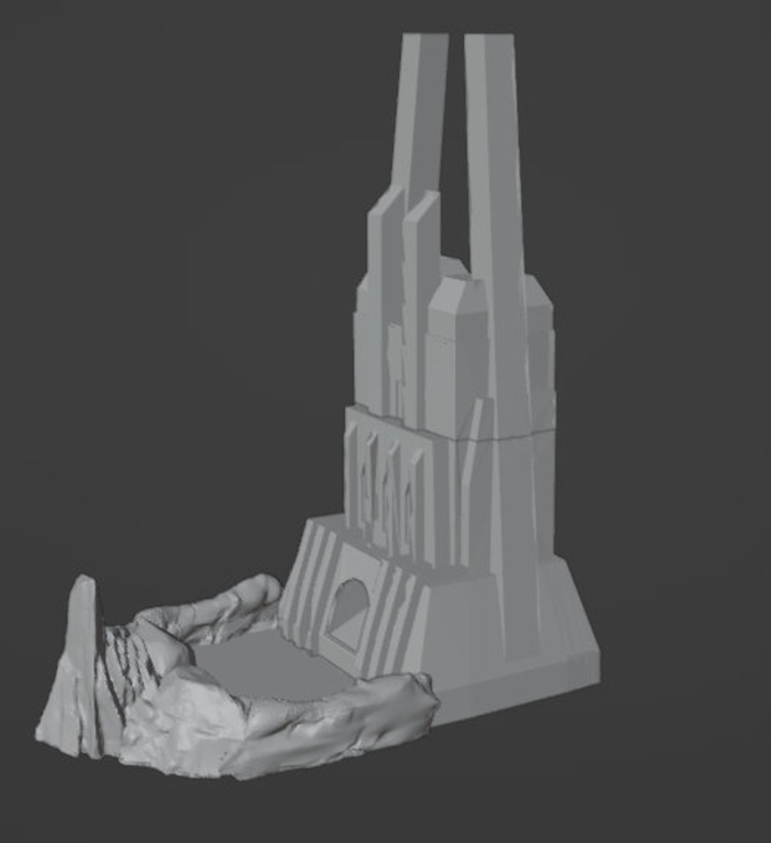Darth Vader's Castle Dice Tower 3D STL File Etsy