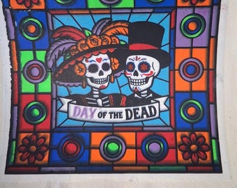 Halloween Day of the Dead Style tote bags.