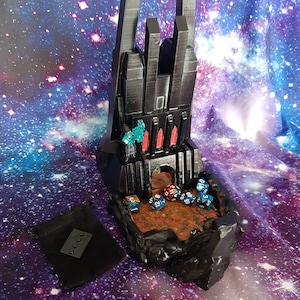 Vader castle dice tower 3d printed