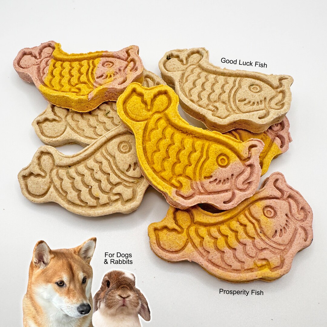 Lunar New Year Lucky Fish Pet Treat Organic Pet Treat New Year Good