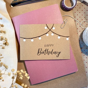 Carte d'anniversaire « Joyeux anniversaire », cadeau d'anniversaire, carte de félicitations en A6, carte d'anniversaire, joyeux anniversaire, carte postale