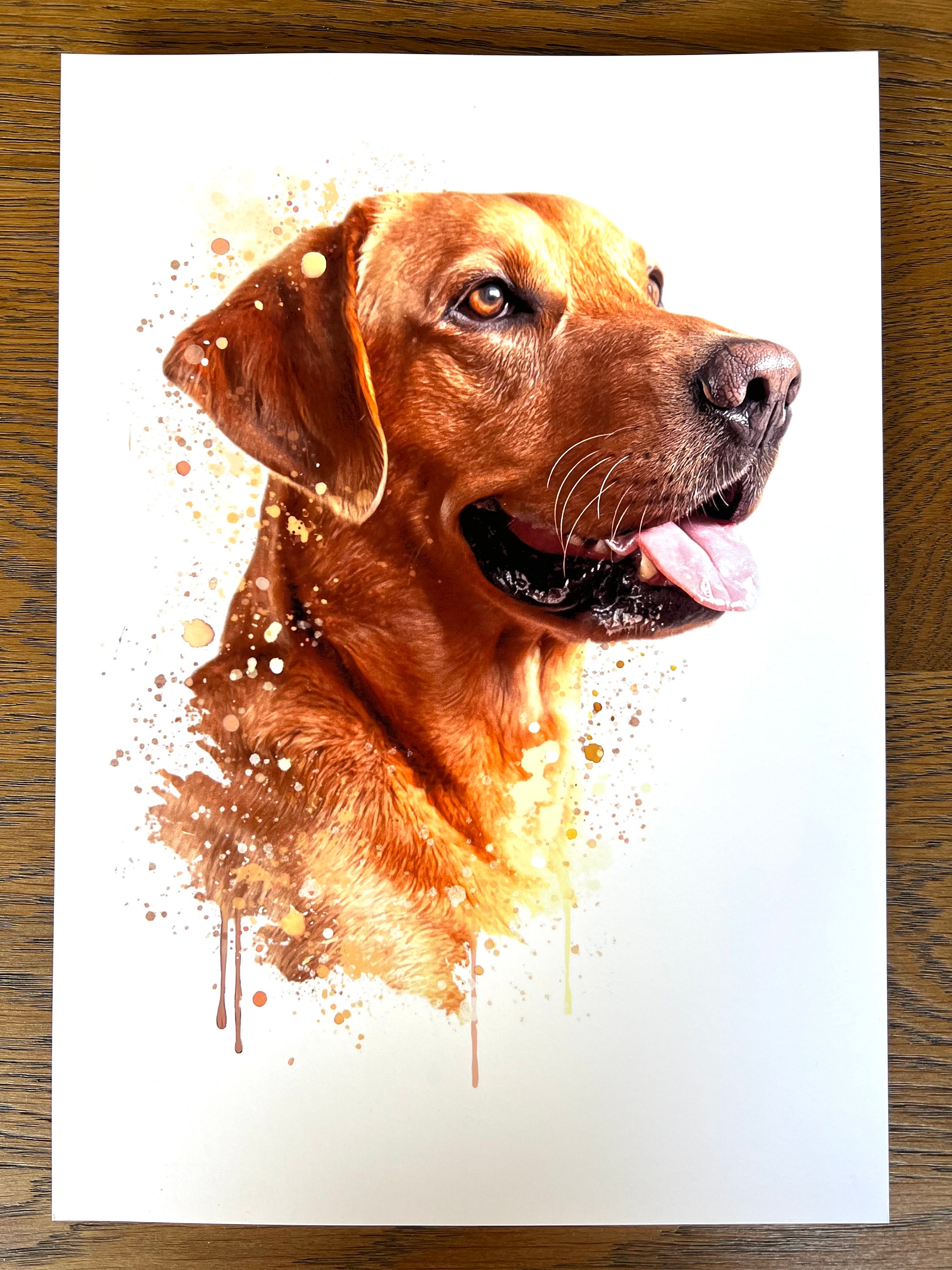 Red Labradore Vector Fox Red Labrador Clipart