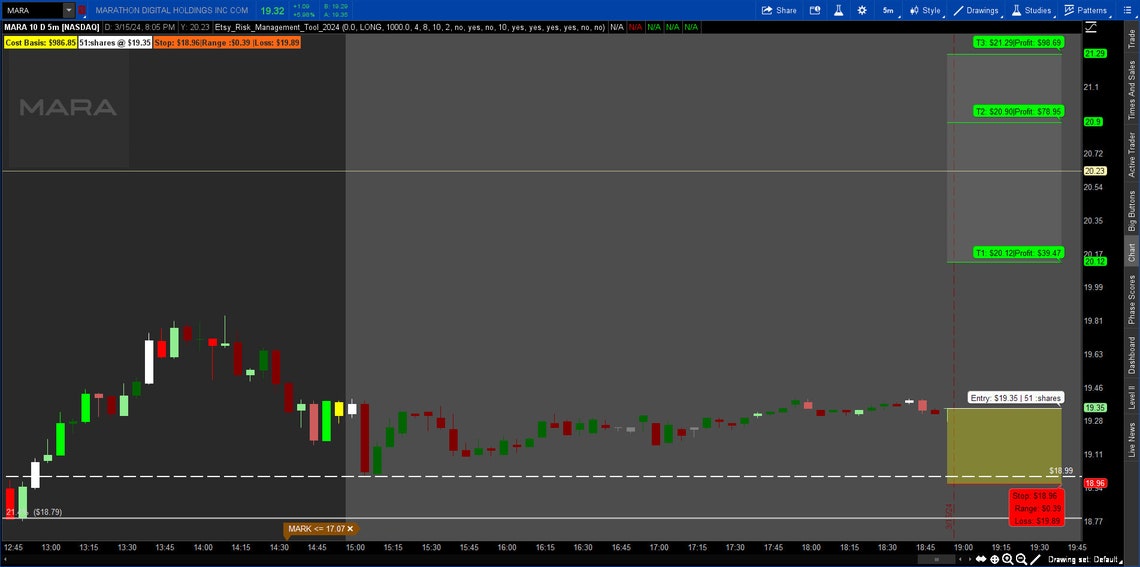 Thinkorswim Risk Management Tool 2024 - Etsy