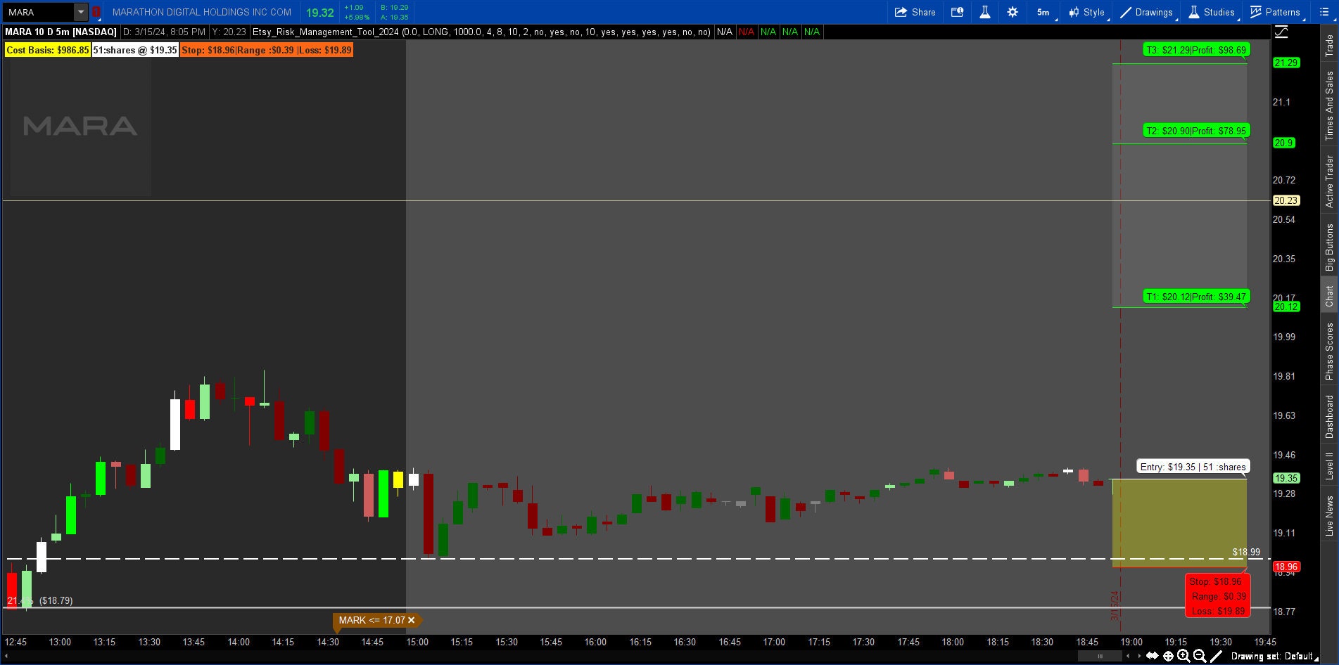 Thinkorswim Risk Management Tool 2024 - Etsy