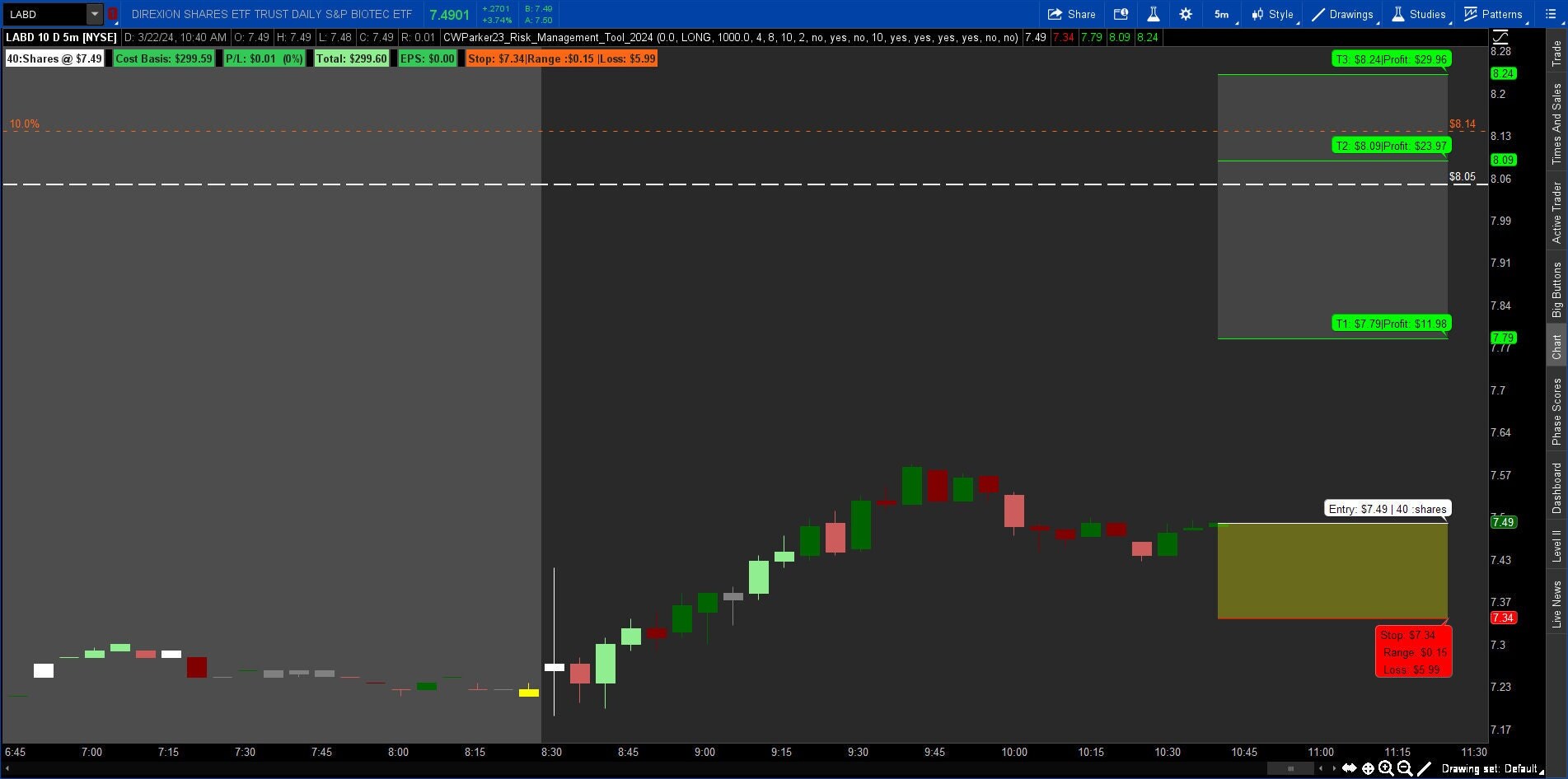 Thinkorswim Risk Management Tool 2024 - Etsy