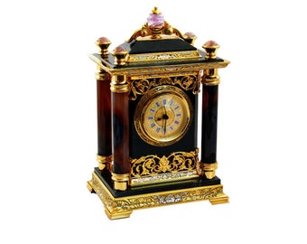 Mantel clock "Classic" Dolerite Best Gift Luxury Clock Amazing Gift Vip