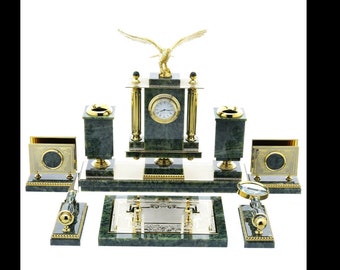 Desk Set For The Head Of Jade With Gilding Best Gift Luxury Desk Set Amazing Gift Vipp