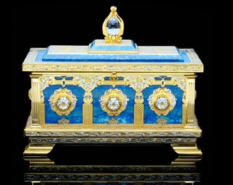 Casket "Lazurite" Best Gift Vip Gift Enraved Box Engraved Box