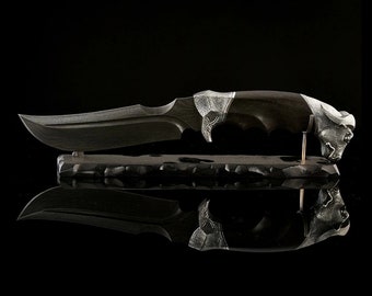 Souvenir knife "Bull" with stand Engraved Knife Vip Gift Best Gift Handmade Knife