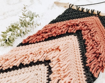 PATRÓN DE GANCHILLO ⨯ Colgante de pared romántico vintage de Fiction + Fibers, patrón digital de crochet para principiantes avanzados