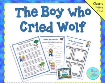 The Boy Who Cried Wolf (Aesop's Fable) Reading Comprehension Activities 2nd Grade 3rd Grade 4th Grade Classroom & Homeschool NO PREP