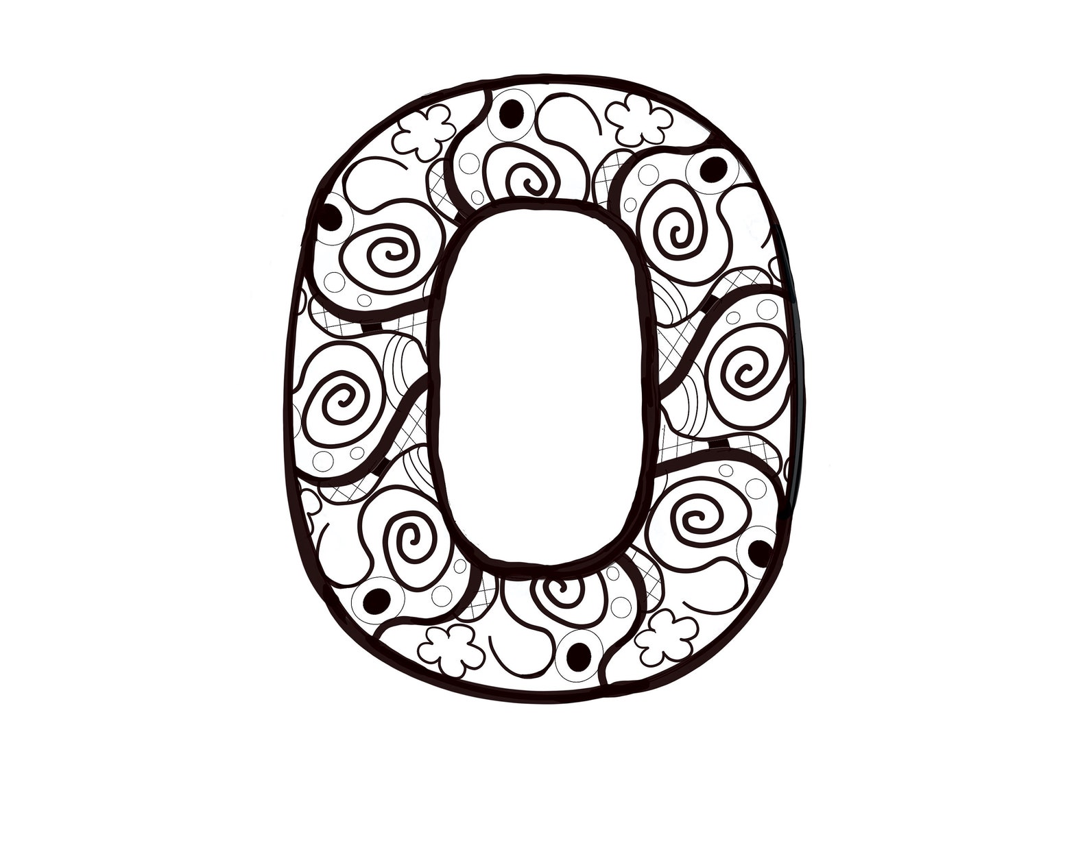 Letter O-printable Instant Download Coloring Page | Etsy