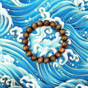 Green Kyara 11mm Bracelet | Apple-Beads Style | 100% Naturally Cultivated | Kynam Kinam Oud Agarwood | China Maoming | 9 Grams