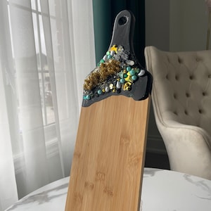 Handgemaakte hars charcuterieplanken/hars kaasplank/geode/thema serveerplanken/inwijdingsfeest cadeau/huisdecoratie / geode charcuteriebord