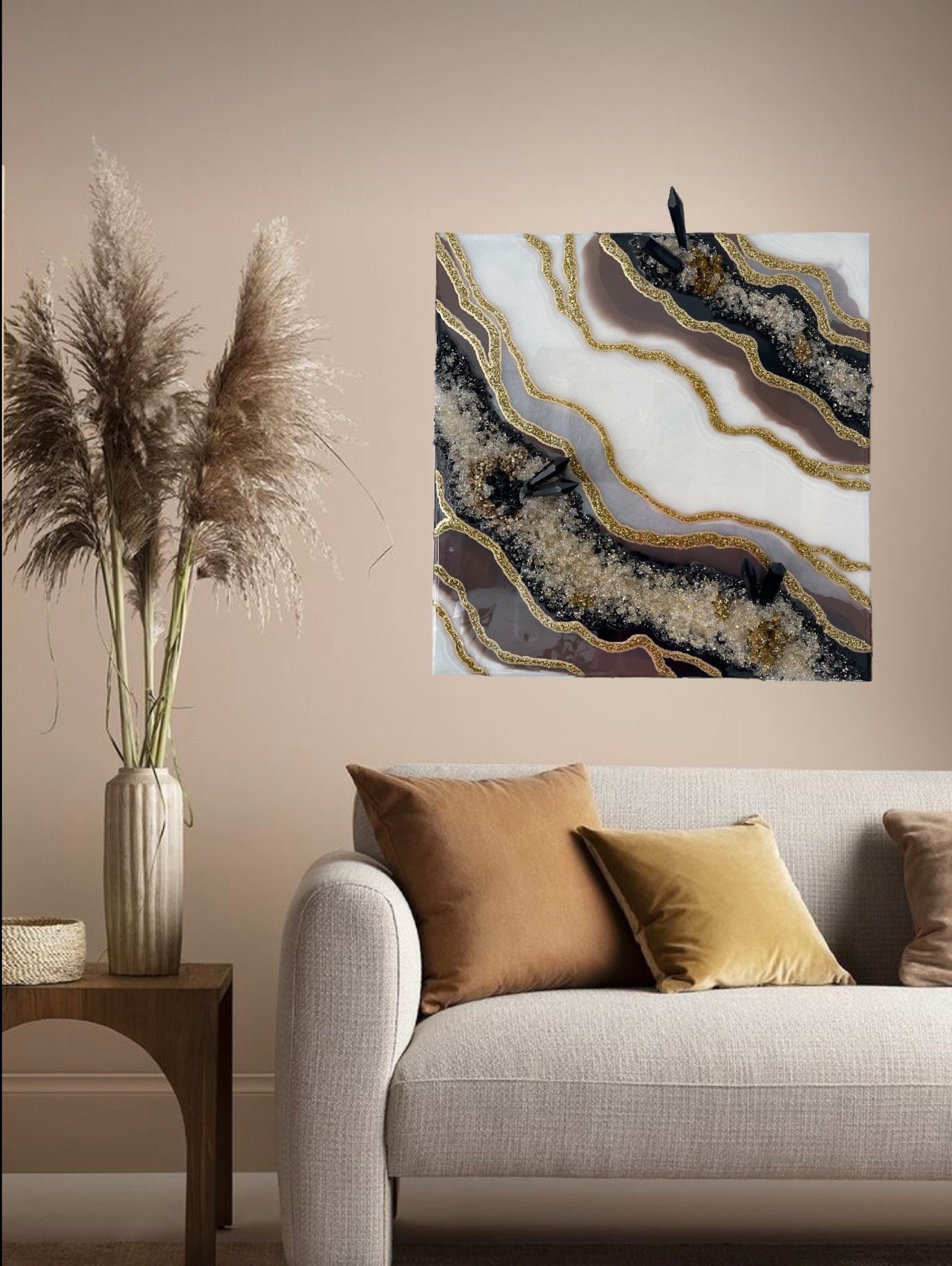 Resin Art / Wall Decor / Epoxy Painting /handmade / Wall Hanging / Art