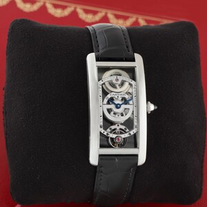 Cartier Tank Cintrée Large Ref. WHTA0009 Watch - Ships from USA - Free Shipping | Minimalist & Luxury Design | Perfect Gift for Her