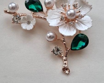 Broche Fleurs