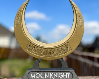 Moon Knight Crescent Dart & Display Stand