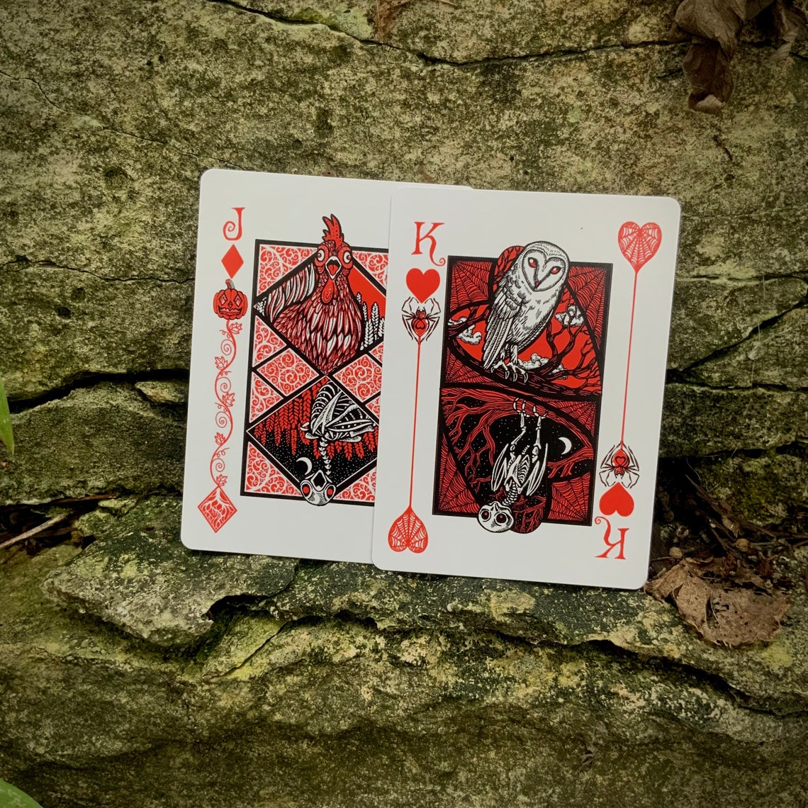 Halloween Playing Cards Etsy