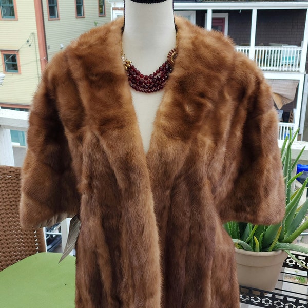 Vintage IJ Fox Mink Stole