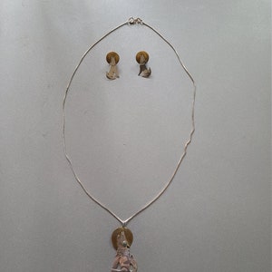 Vintage Southwestern Coyote Jewelry Set