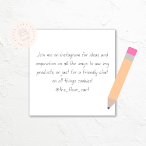 DIGITAL Ingredients Label With QR Code | Fully Personalised | Printable ...