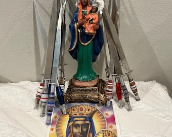 Sztylet Erzulie Dantor (Ponya) Projekty Yemaya Boran mogą się różnić -1 sztylet