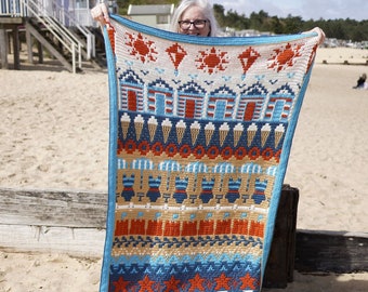Beside the Seaside CAL by Rosina Plane - YARN PACK. Stylecraft dk, crochet blanket