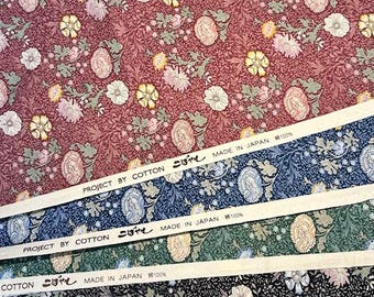 William Morris Style Floral Cotton Fabric: Quilting & Crafts