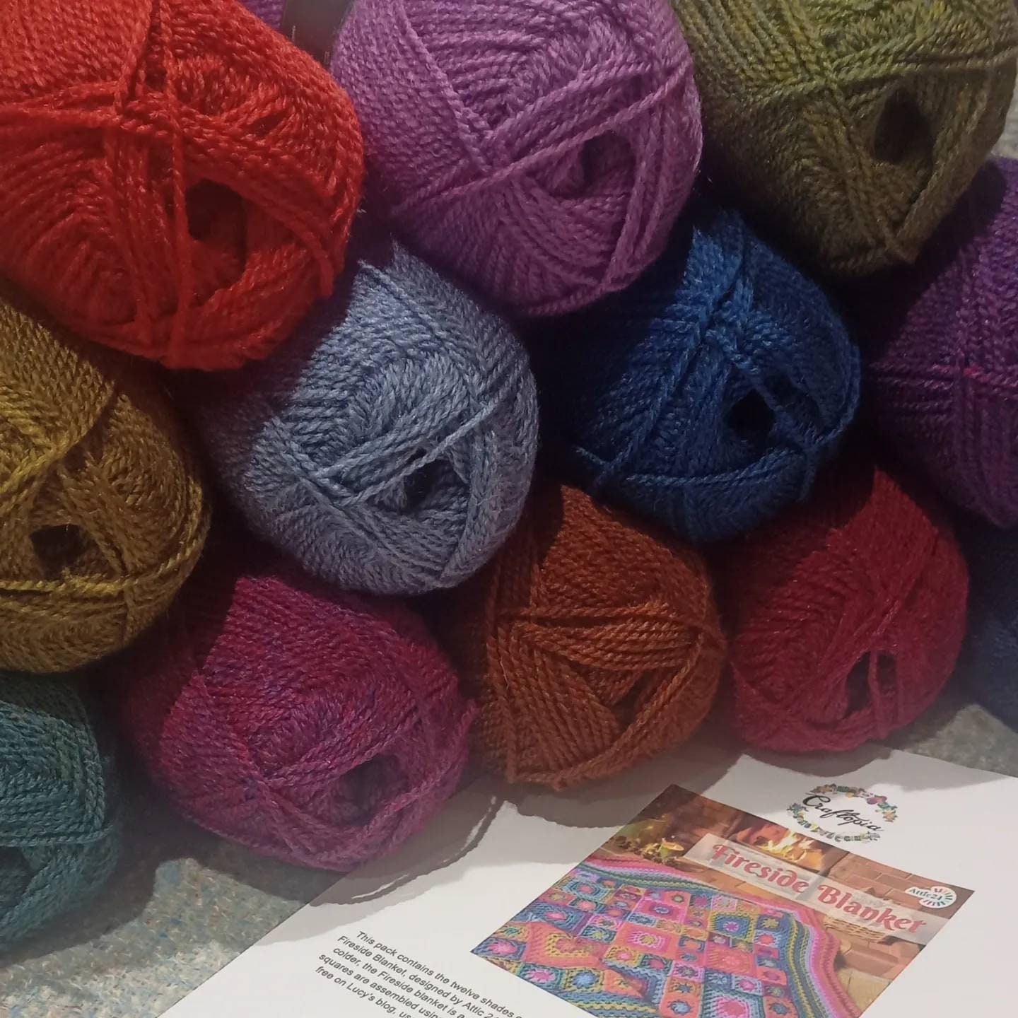 Fireside Blanket Attic 24 Yarn Pack of Stunning Highland Etsy UK
