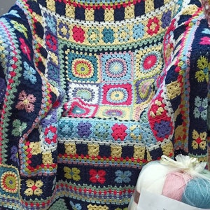 Narrowboat crochet blanket yarn pack - designed by Woolthreadpaint