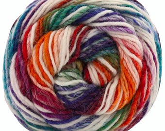 Knit Me Crochet Me DK Yarn: Fun Color Changes, 20% Wool