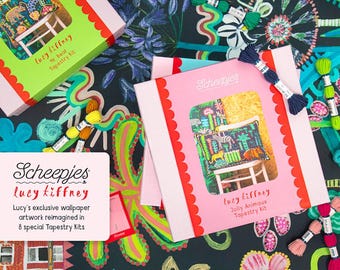 Lucy Tiffney Tapestry Kit: Scheepjes Wool Needlepoint
