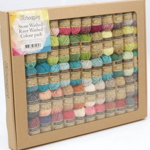 Pack de couleurs Scheepjes Stone Washed / River Washed