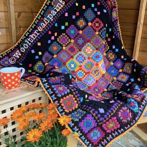 Bonfire Blanket Yarn Pack: Colorful Crochet Throw, Stylecraft Special DK