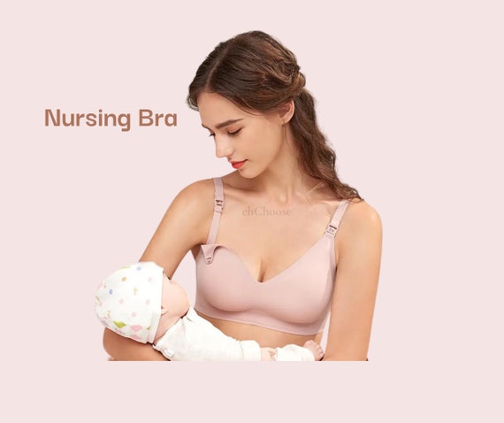 Nursing Bra, Seamless Nursing Bra, Maternity Bra, Breastfeeding