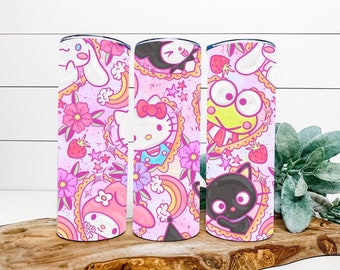 Kawaii Kitty Stainless Steel Tumbler