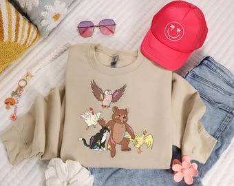 Camiseta o sudadera de dibujos animados de los 90 de Bear & Friends