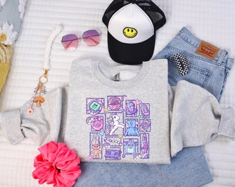 90s Nostalgia Patches T-Shirt or Sweatshirt