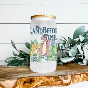 Land Before Time Glass Cup
