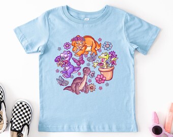 Camiseta para niño de Flores de La Tierra Antes del Tiempo