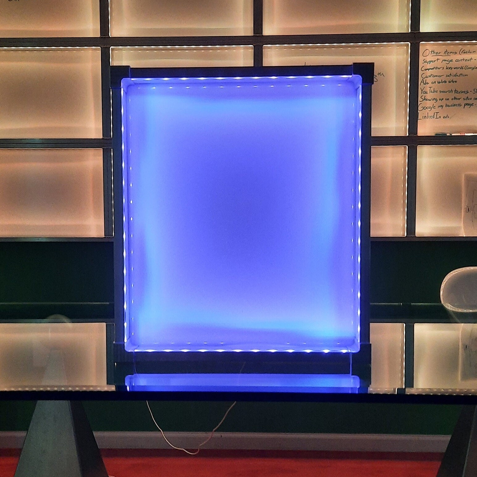 Aluminum Framed LED Dry Erase Board Etsy