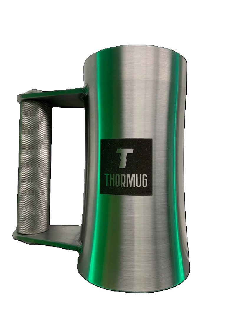 THORMUG The Ultimate Gym Enthusiast's Companion 15lb mug, full 8oz capacity Custom Engraving Similar to other Heavy Drinkware but Cooler image 3