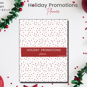 Agenda des promotions des Fêtes ~ Imprimable ~ Ventes directes ~ Agenda des fêtes ~ Agenda Black Friday ~ Agenda Cyber Monday